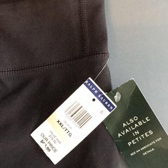 Ralph Lauren black workout pants. - Picture 6 of 6